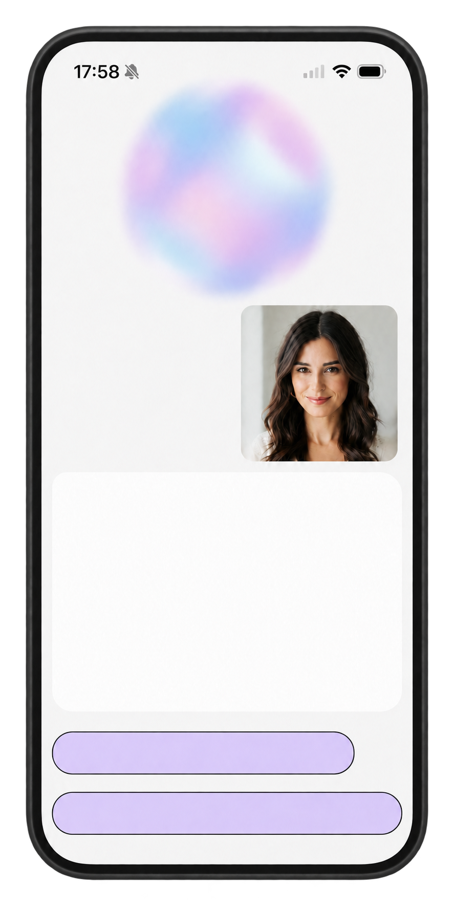 Find your next hairstyle with AI. — AI-edited illustrations based on HairTry App Store screenshots.