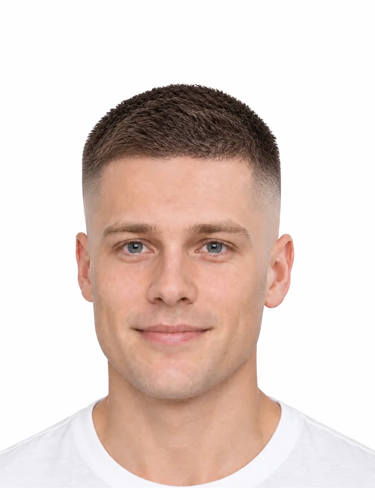 Buzz cut dégradé