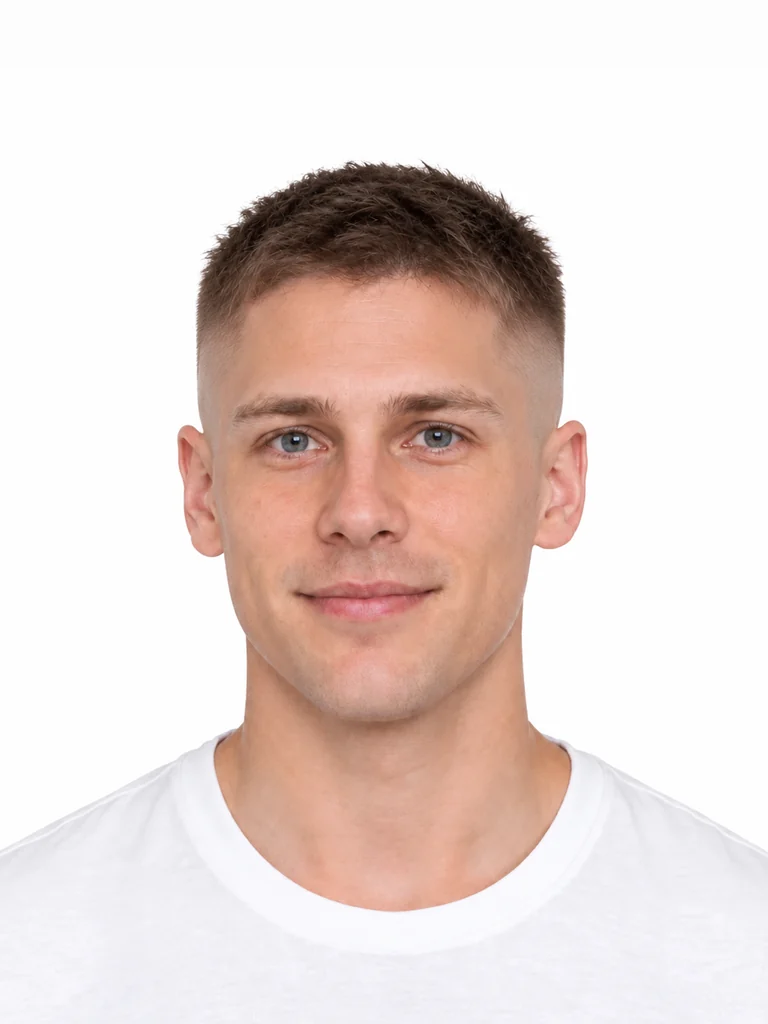 Buzz cut sfumato
