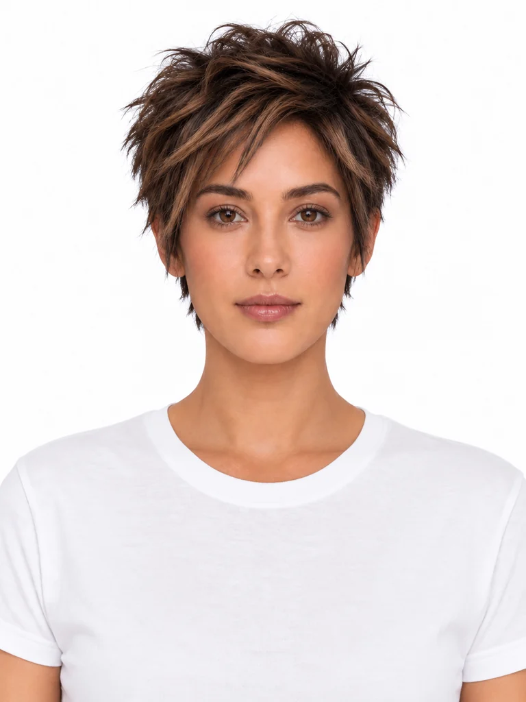 textured pixie